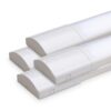 Set van 4 LED batten 60cm - 2520 lumen 18 Watt (140lm/W) - 6500K Daglicht Wit - Flikkervrij - IP20 voor binnen - Onderbouwverlichting - Koppelbaar | HOFTRONIC