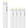Set van 5 LED TL Buizen 60cm - T8 G13 fitting - 3000K - 9W 990lm (110lm/W) - Flikkervrij - Vervangt 18 Watt (18W/830) - Incl. starter | HOFTRONIC