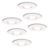 Set van 6 Barcelona - Smart inbouwspot - IP44 waterdicht - 5