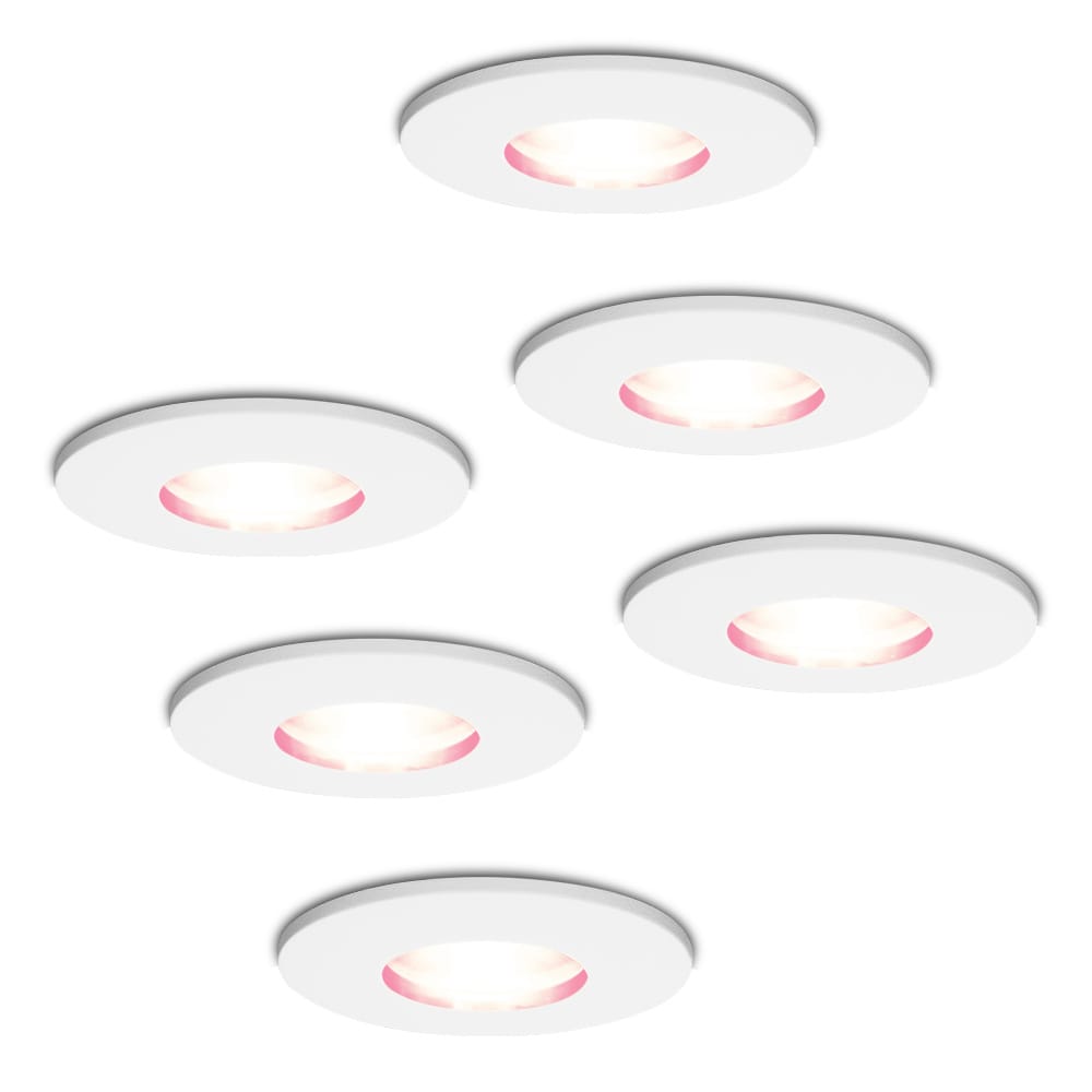 Set van 6 Barcelona - Smart inbouwspot - IP44 waterdicht - 5