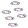 Set van 6 Chandler - Smart inbouwspot - IP20 voor binnen - 4.8 Watt 345 Lumen - Kantelbaar - Wifi + Bluetooth - RGBWW - GU10 - Google Home