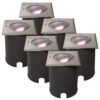 Set van 6 Cody - Smart LED Grondspot - IP67 waterdicht - 5