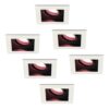 Set van 6 Durham smart inbouwspots vierkant - Wifi + Bluetooth - RGBWW - GU10 - Kantelbaar - Google Home