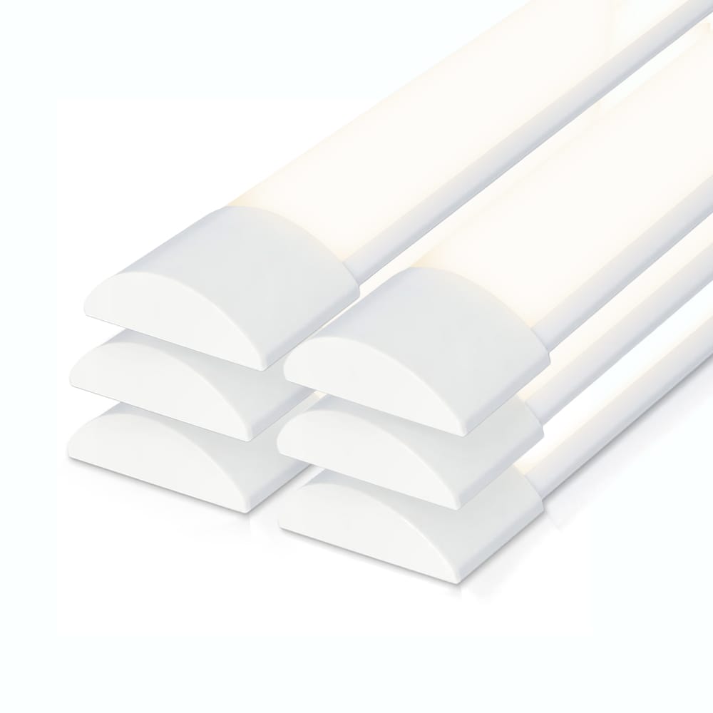 Set van 6 LED Batten 120cm - 40 Watt 5600 lumen (140lm/W) - 4000K neutraal wit - Vervangt 330W - Samsung SMD LED chips - Flikkervrij - IP20 Stofdicht - Onderbouwverlichting | HOFTRONIC