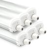 Set van 6 LED TL armaturen 150cm - 48W 5760lm (120lm/W) - IP65 - 4000K Neutraal wit - Koppelbaar - Vervangt 82W - IK07 - Tri-Proof plafondverlichting | HOFTRONIC