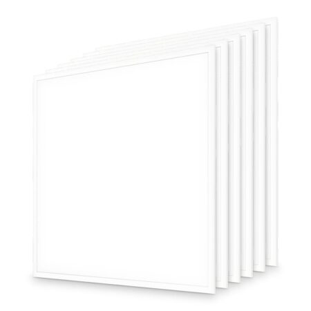 Set van 6 LED panelen - 60x60cm - 36 Watt 4320 lumen (120lm/W) - 4000K neutraal wit - Flikkervrij - UGR19 - IP20 voor binnen - 50.000 branduren | HOFTRONIC