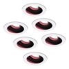 Set van 6 Laredo smart inbouwspots - Wifi + Bluetooth - RGBWW - GU10 - Kantelbaar - Google Home