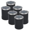 Set van 6 Lilly LED Grondspots - Dimbaar - Kantelbaar - GU10 fitting - Rond - IK10 - Tuinspot - Oprit - RVS - IP67 waterdicht | HOFTRONIC