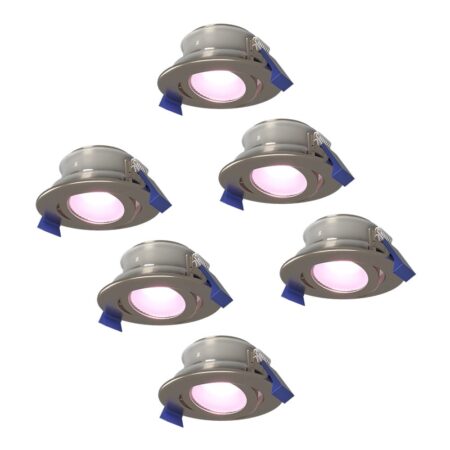 Set van 6 Lima smart inbouwspots - Wifi + Bluetooth - RGBWW - GU10 5