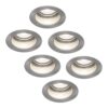 Set van 6 Mari - LED platte inbouwspots met lage inbouwdiepte 58mm - 3