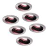 Set van 6 Mesa - Smart inbouwspot - IP20 voor binnen - 5