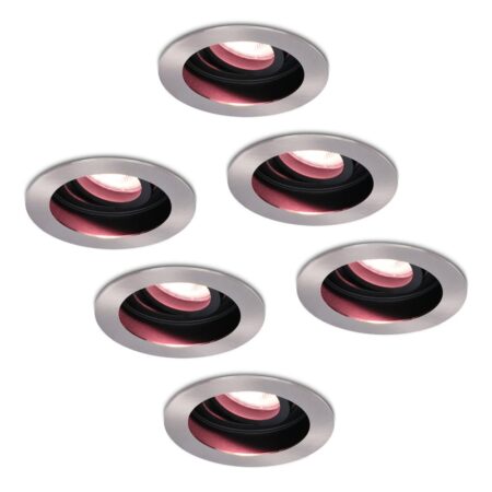 Set van 6 Mesa - Smart inbouwspot - IP20 voor binnen - 5
