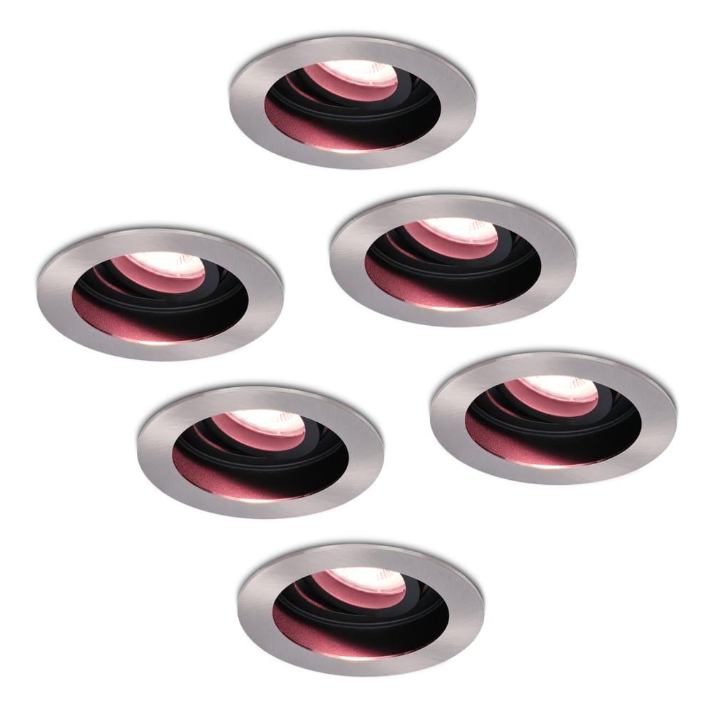 Set van 6 Mesa - Smart inbouwspot - IP20 voor binnen - 5
