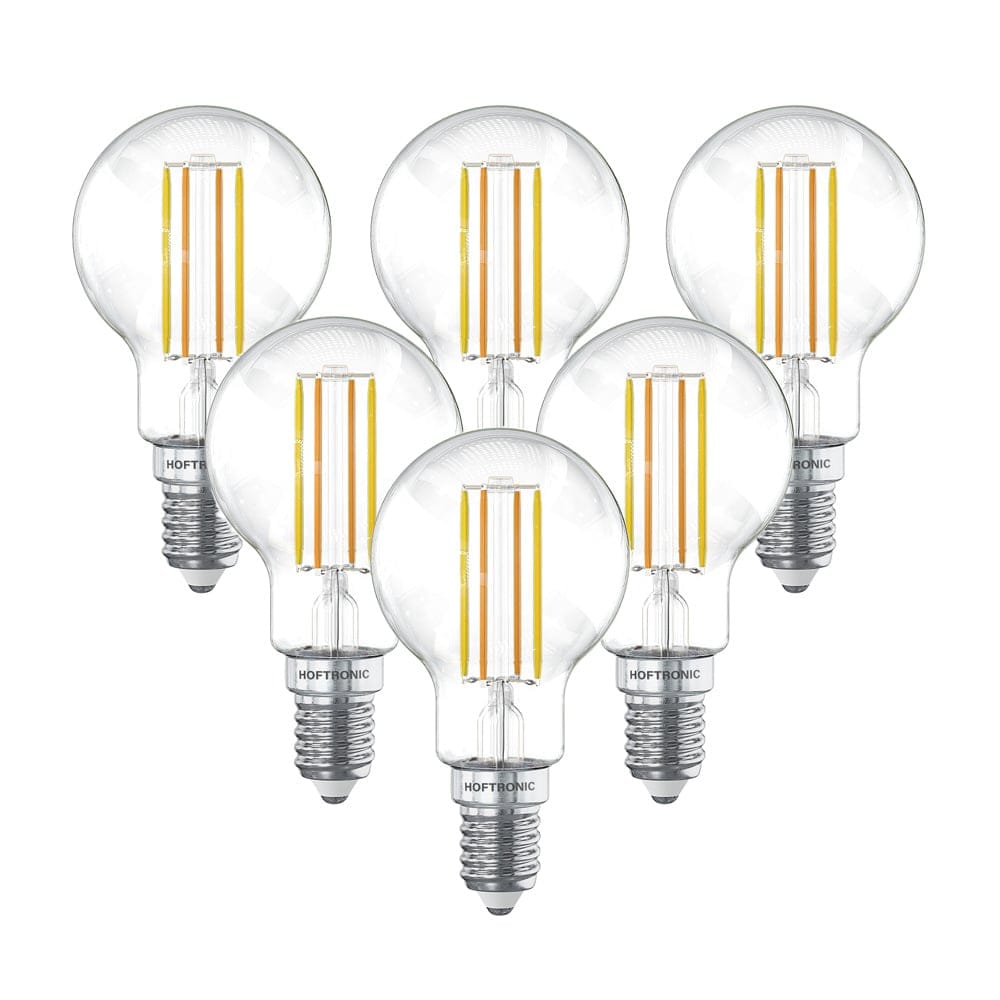 Set van 6 Smart WiFi LED Filament lamp - E14 Fitting - 4