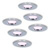 Set van 6 Venezia Smart inbouwspots - IP65 waterdicht - 6 Watt 450 lumen - Wifi + Bluetooth - RGBWW - Google Home