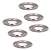 Set van 6 Venezia Smart inbouwspots - IP65 waterdicht - 6 Watt 450 lumen - Wifi + Bluetooth - RGBWW - Google Home