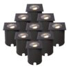 Set van 9 Cody LED Grondspots Zwart - GU10 4
