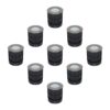 Set van 9 Donnie LED Grondspots buiten - Ingebouwde LED - 4000K neutraal wit - 6 Watt 500 lumen - Rond - Tuinspot - RVS - IP67 waterdicht | HOFTRONIC