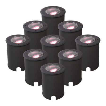 Set van 9 Lilly - Smart LED Grondspot - IP67 waterdicht - 5
