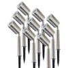 Set van 9 Nancy LED prikspot - GU10 - 4 Watt 345 Lumen - Dimbaar - Kantelbaar - 6500K Daglicht wit - IP44 waterdicht - RVS - Tuinspot - Pinspot | V-TAC