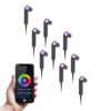Set van 9 Pinero - Smart LED Prikspot - IP65 waterdicht - 5