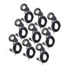 Set van 9 Sydney LED prikspots - Dimbaar - Kantelbaar - GU10 - 4000K neutraal wit - 4 Watt 345 Lumen - IP64 Waterdicht - 1