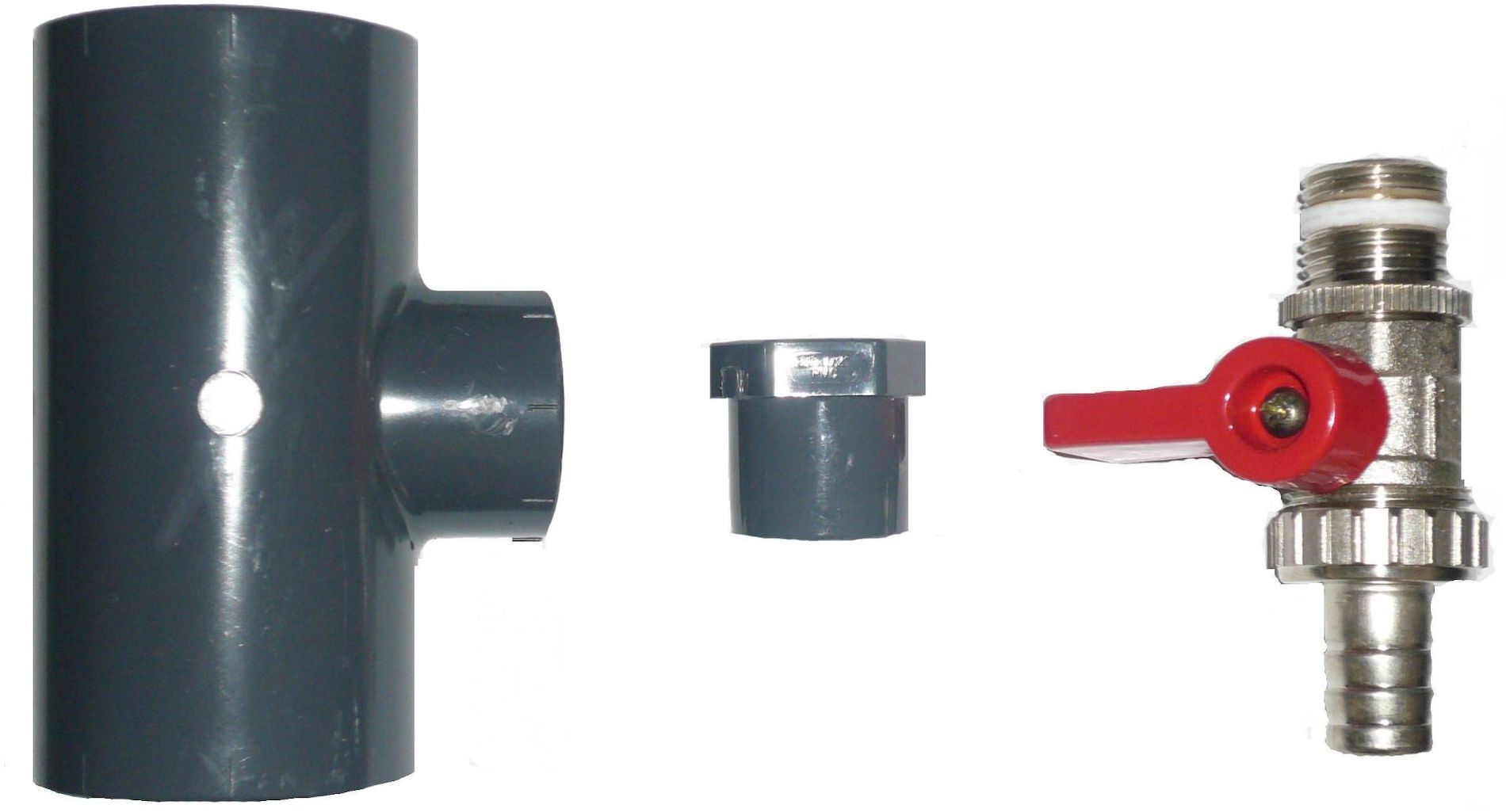 Set voor aftapkraan en PVC leidingen - 50 mm | OKU