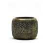 Sfeerlicht metaal met glas 13.5x11cm | Mansion Atmosphere