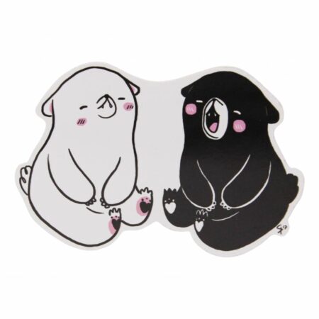 Shirokuma Kurokuma - sticker | Frilly Pops