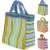 Shopper 40x18cm kleur streep |
