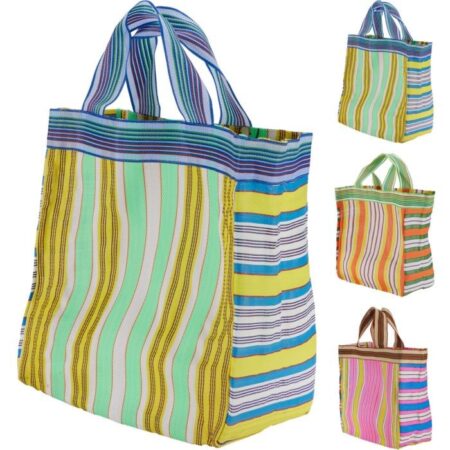 Shopper 40x18cm kleur streep |