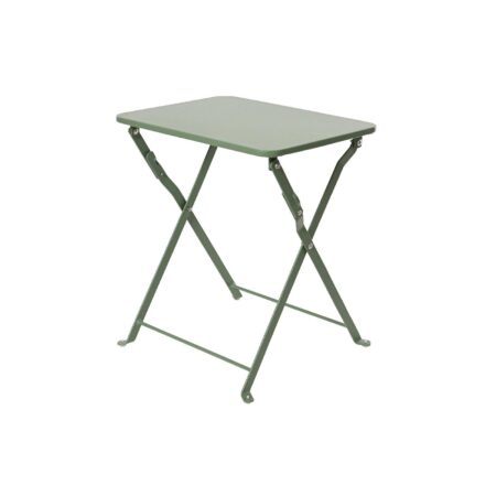 Sidetable groen staal 40x30x45cm | Decoris