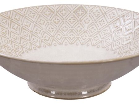 Sierlijke Crèmekleurige Kom - Mixed Bowls - 1600ml - 25