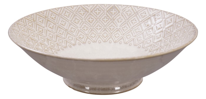 Sierlijke Crèmekleurige Kom - Mixed Bowls - 1600ml - 25