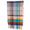Sjaal Bright country plaid lambswool navy | Barbour
