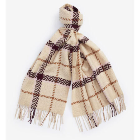 Sjaal Claudette Muted Cabernet | Barbour