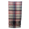 Sjaal Fortrose grijs/rood | Barbour