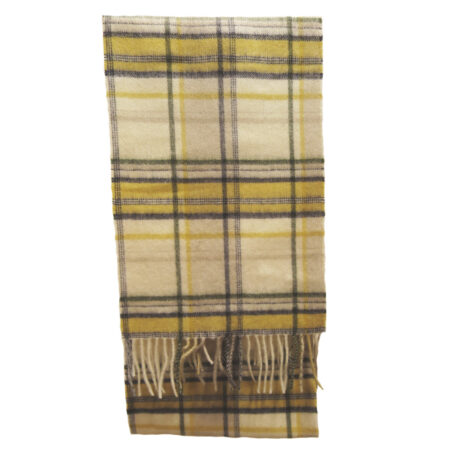 Sjaal Fortrose white/gold | Barbour