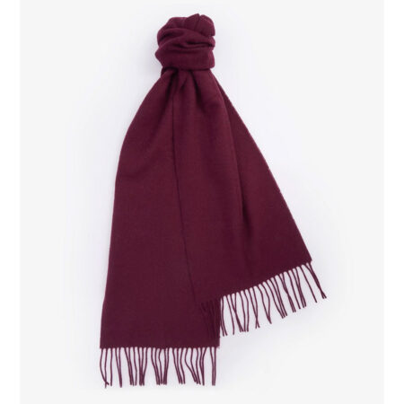 Sjaal Lambswool Woven Cabernet | Barbour