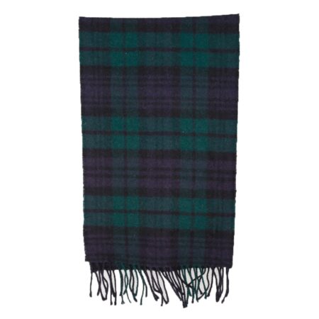 Sjaal Lambswool blauw/groen | Johnstons / Scots Regal