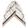 Sjaal Stanton check Square navy | Barbour
