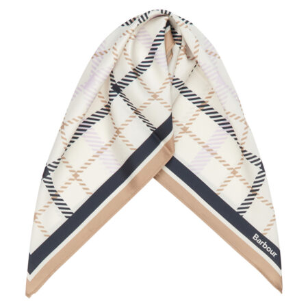 Sjaal Stanton check Square navy | Barbour