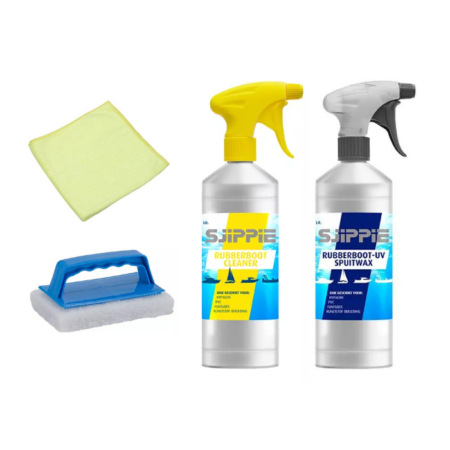 Sjippie Rubberboot Pakket - Reiniger & Spuitwax | Sjippie