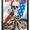 Skull Rider Mancave spiegel | Nostalgic Art