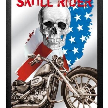 Skull Rider Mancave spiegel | Nostalgic Art