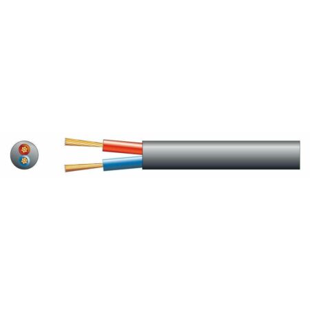 SkyTronic 100V Luidsprekerkabel 2x 2.5mm 25A - Zwart - rol van 100 | PD Connex
