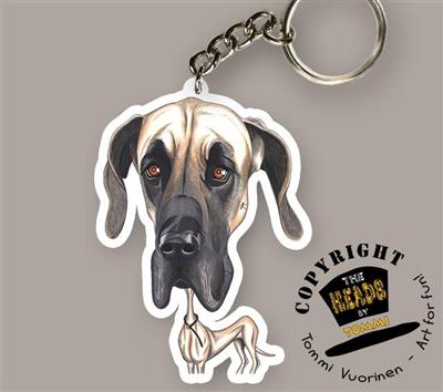 Sleutelhanger Deense Dog | The Heads