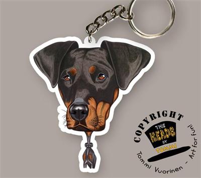 Sleutelhanger Dobermann | The Heads