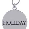 Sleutelhanger Holiday - Zilverkleurige Afwerking - 3cm | Tokyo Design Studio
