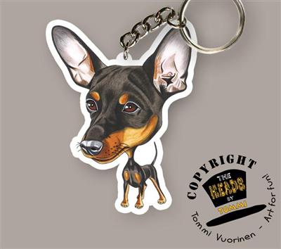 Sleutelhanger MInatuur Pinscher | The Heads